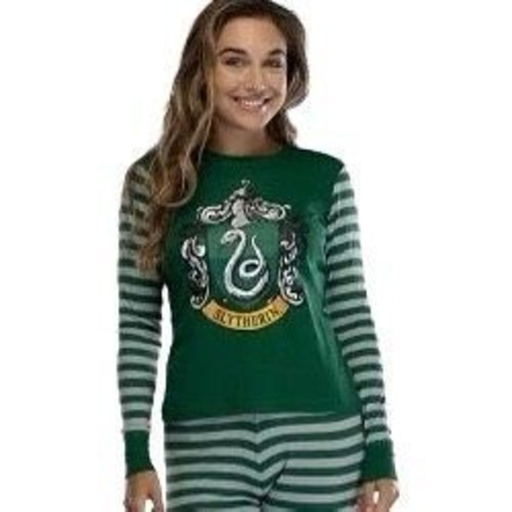 Harry Potter Hogwart's House Crest Cotton‎ Women's Pajama Top Medium